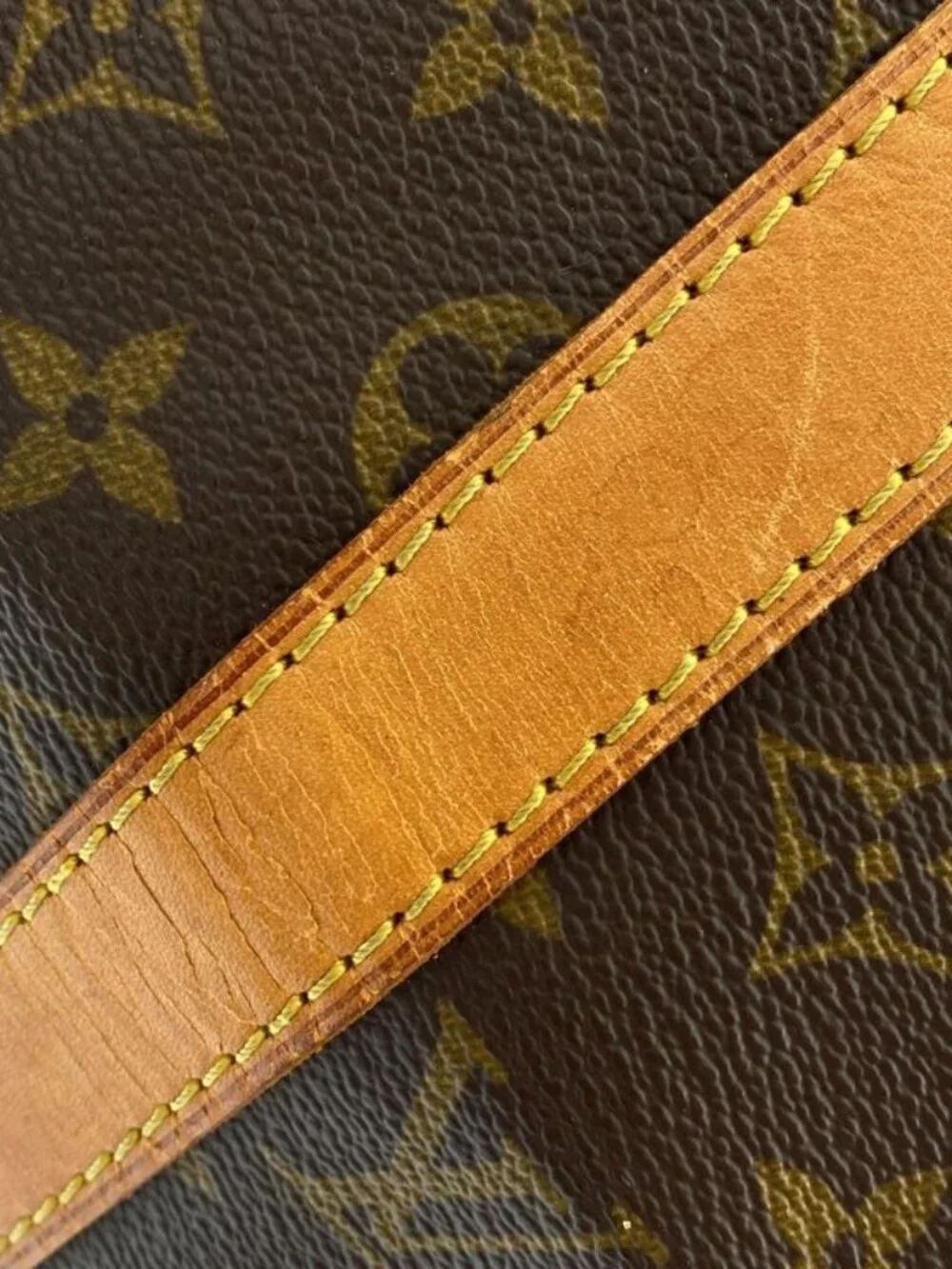 Louis Vuitton Monogram Keepall Boston Bag Brown Marron - Picture 3 of 10